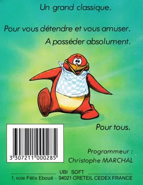 Mange Cailloux (F) (1987) box cover back